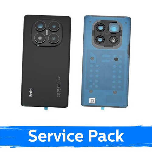 Back Cover Compatible With Xiaomi Redmi Note 14 Pro 4G / Midnight Black / (Service Pack)