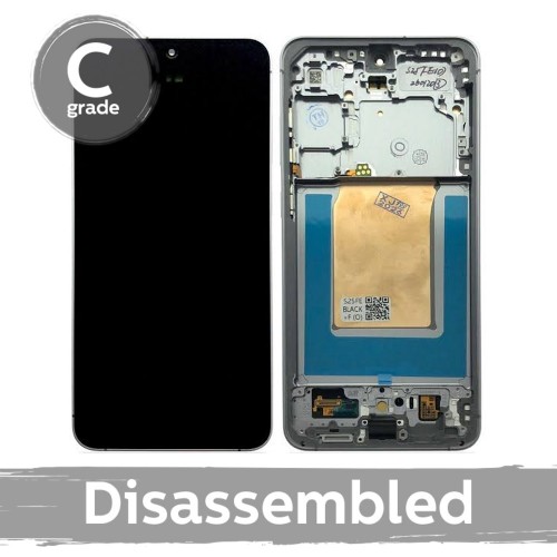 Samsung S731 S25 FE LCD-ekraan koos raamiga / süsimust / (8/10 demonteeritud)