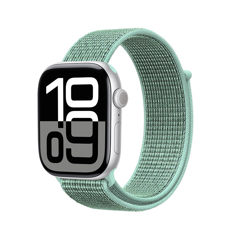 Crong Nylon Apple Watch spordirihm, 38/40/41/42 mm, Atlantic Green