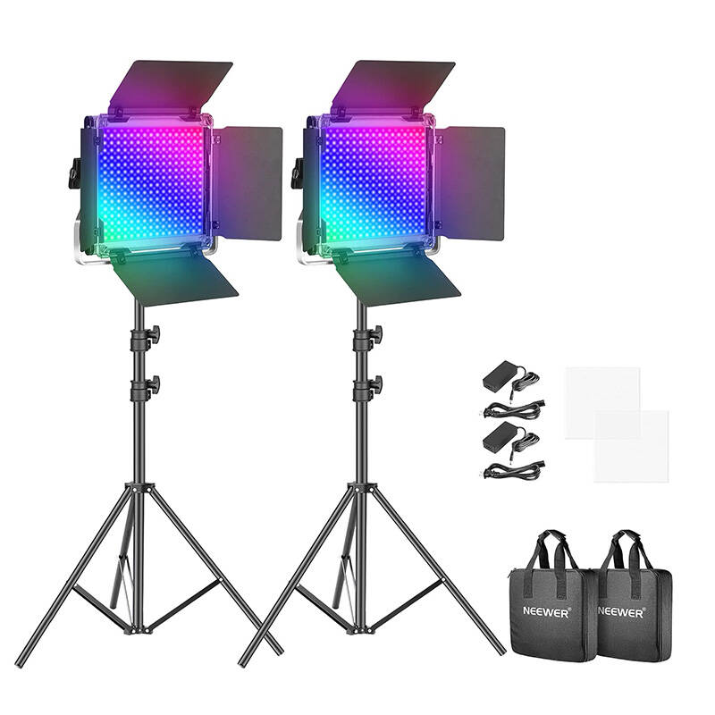 660 PRO RGB LED videotuled barndoor-iga