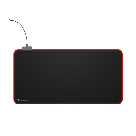 Genesis Mouse Pad Boron 500 XXL RGB Mouse pad 400 x 800 x 4 mm Black