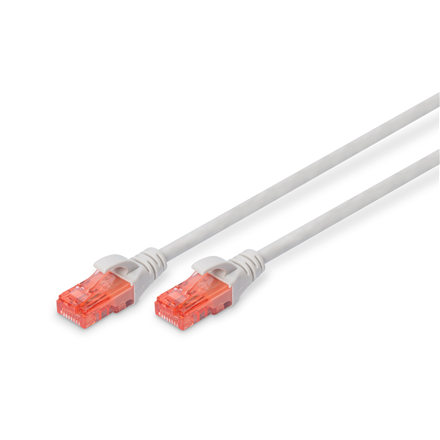 Digitus CAT 6 U/UTP Patch cord Length 10 m Grey