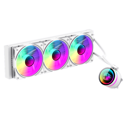 Gamemax CPU Liquid Cooler ICEBURG 360 INFINITY WH White