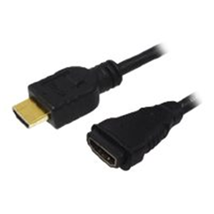 LogiLink CH0056 – HDMI pikenduskaabel, isane–emane, 2 m