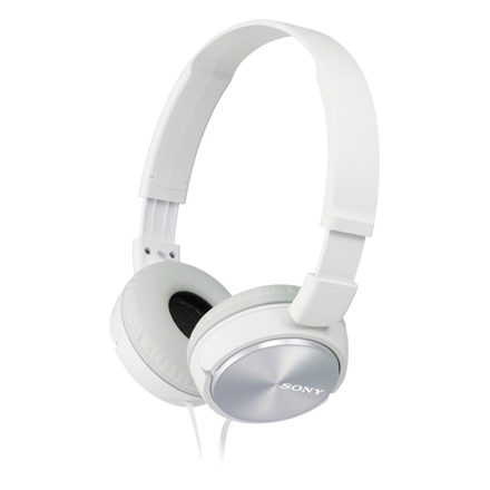 Sony MDR-ZX310AP – juhtmega kõrvapealsed kõrvaklapid mikrofoniga, valged