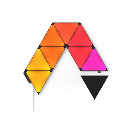 Nanoleaf Shapes Black Triangles Starter Kit (9 panels) 42 W WiFi