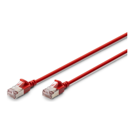 Digitus CAT 6A F-FTP Slim Patch Cable, 0.3 m DK-1632-A-003S-R Red
