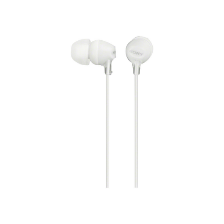 Sony MDR-EX15LP – juhtmega kõrvasisesed kõrvaklapid, valged