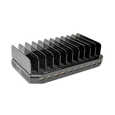 Tripp Lite U280-010-ST-CEE – 10 USB-pordiga laadimisjaam reguleeritavate vaheseintega