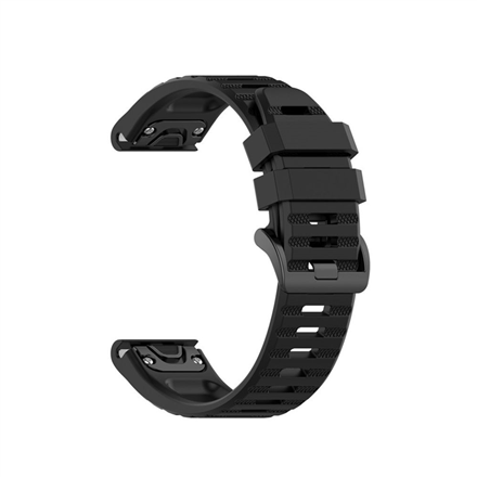 Fixed FIXSST-QF26MM-BK silikoonrihm Garmin QuickFit 26 mm kinnitusele, must