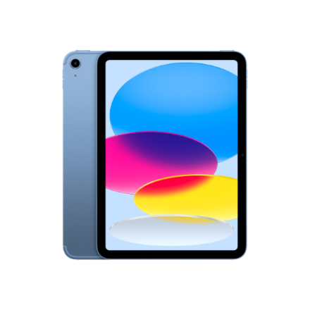 Apple iPad Wi-Fi + Cellular 11 " Blue IPS, Liquid Retina 2360 x 1640 pixels Apple A16 256 GB 3G 4G 5G Wi-Fi Front camera 12 MP Rear camera 12 MP Bluetooth 5.3 iPadOS USB-C charging cable