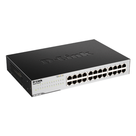 D-Link 24-Port Gigabit Easy Desktop Switch GO-SW-24G Unmanaged Desktop/Rackmountable 24 month(s)