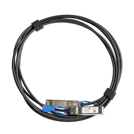 MikroTik XS+DA0001 – 25G otseühenduskaabel SFP/SFP+/SFP28, 1 m