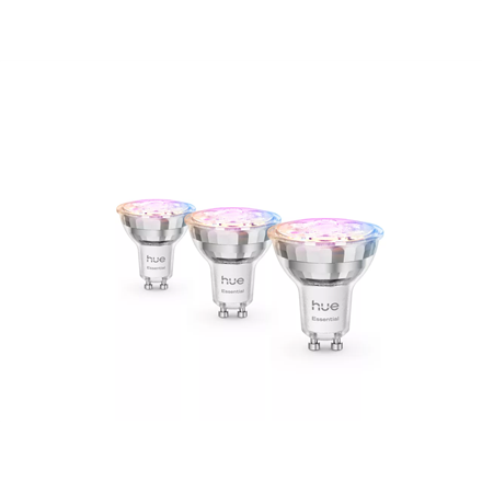 Philips Hue E WCA 345 GU10 3P EU E27 8 W 16 million colors, White and colored light