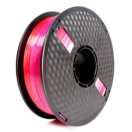 Flashforge 3DP-PLA-SK-01-RP – siidjas vikerkaare-PLA 3D-printeri filament, 1.75 mm, 1 kg pool, punane/lilla