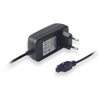 Teltonika PR3PXEU3 – ELi toiteadapter, 18 W, 4 kontaktiga pistik 3 mm sammuga, must