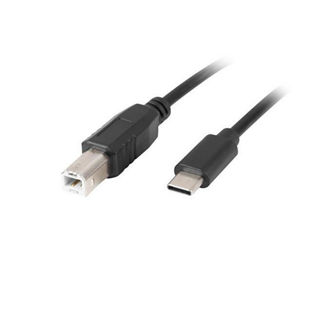 Lanberg CA-USBA-13CC-0030-BK – 3 m USB-C–USB-B kaabel
