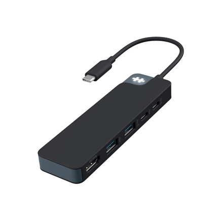 Hyper HyperDrive Flex HD4101BKGL – 5-pordine USB-C jaotur 1× HDMI-ga, must