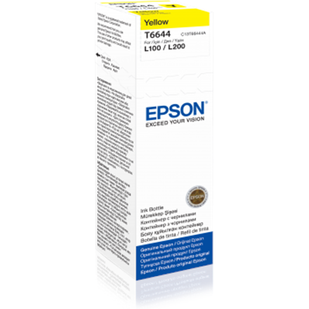 Epson T6644 tindipudel, kollane, 70 ml