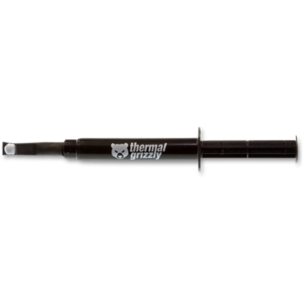 Thermal Grizzly termopasta „Aeronaut" 1.5ml/3.8g Soojusjuhtivus: 8,5 W/mk; Soojustakistus: 0,0129 K/W; Elektrijuhtivus*: 0 pS/m; Viskoossus: 110-160 Pas; Temperatuur: -150 °C / +200 °C;