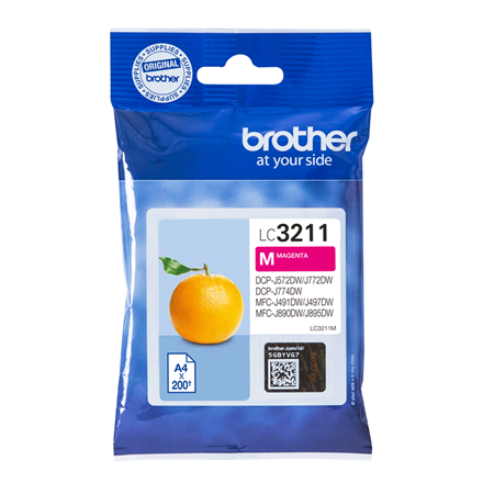 Brother LC3211M tindikassett, magenta