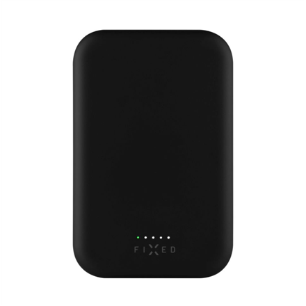 FIXED MagZen 2 FIXZENM2-10-BK – 10000 mAh juhtmevaba MagSafe-akupank, USB-C 5 V/2 A, 9 V/2.22 A, 12 V/1.67 A, kuni 20 W, must