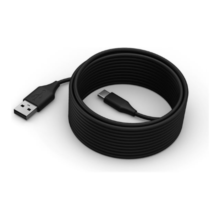 Lenovo ThinkSmart 40CLSCCB01 – 5 m USB-C–USB-A kaabel, must
