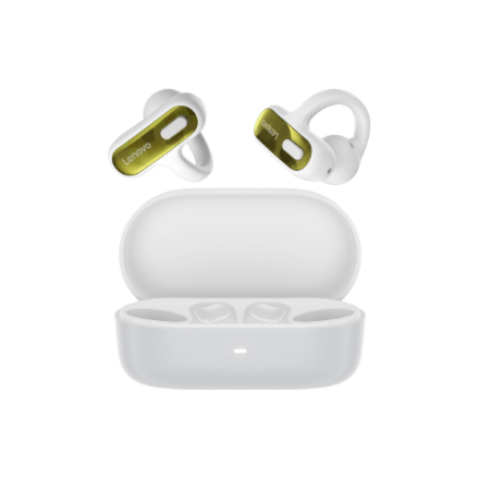 Lenovo X500 GXD1U68428 – avatud ehitusega klambriga Bluetooth-kõrvaklapid mikrofoniga, valged