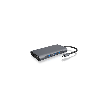 Raidsonic Icy Box IB-DK4040-CPD USB Type-C™ dokkimisjaam kahe videoliidesega