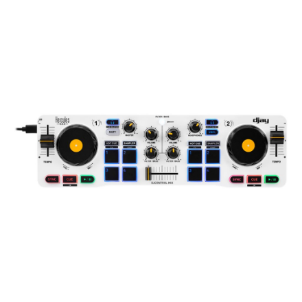 Hercules DJControl Mix – Bluetooth USB DJ-kontroller kõlaritega