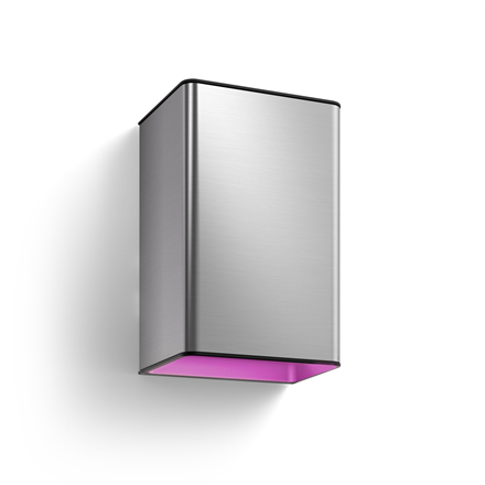 Philips Hue WCA Resonate välisseinavalgusti, Inox, 8 W, 2000-6500, Hue White Colour Ambiance