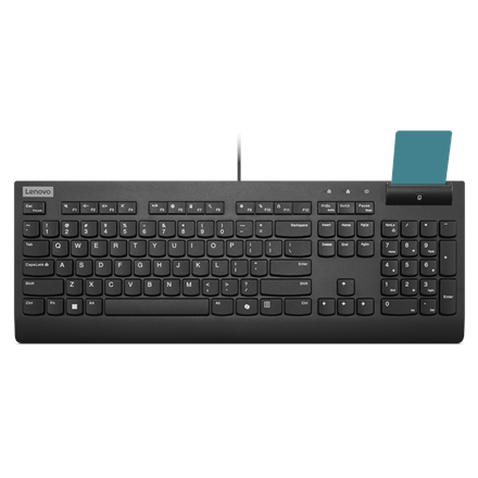 Lenovo Smartcard II Keyboard Wired Estonian Plunger type switch Black