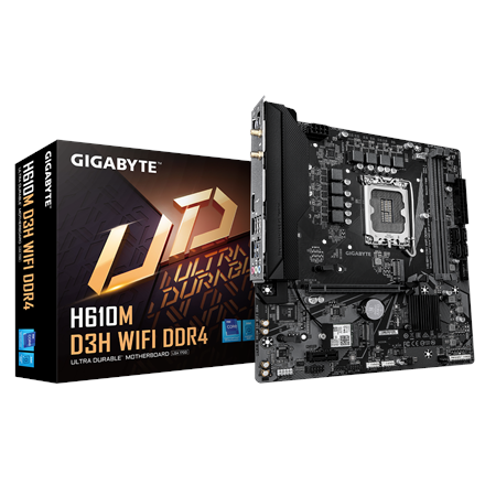 GIGABYTE H610M D3H WIFI DDR4 emaplaat