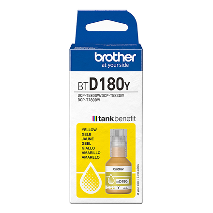Brother BTD180Y – tindipudel, kollane
