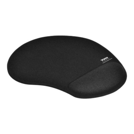 PORT CONNECT Ergonomic Mouse Pad 200 x 230 x 20 mm Black