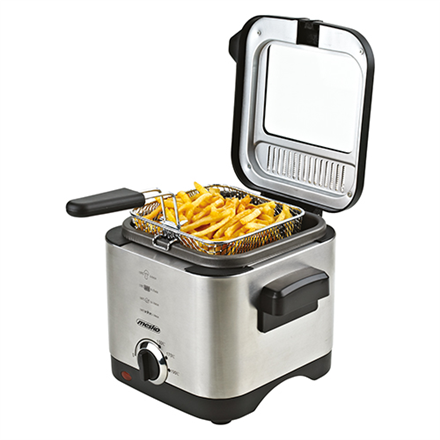 Mesko MS 4910 fritüür, 900 W, 1.5 L, hõbedane