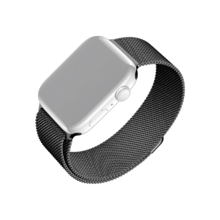 Fixed Mesh Strap for Apple Watch 42/44/45/46/49mm 42 mm, 44 mm, 45 mm, 46 mm, 49 mm Black
