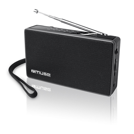 Muse M-030R 2-lainealaga kaasaskantav raadio, must