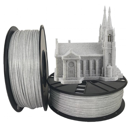 Flashforge 3DP-PLA1.75-02-MAR – marmorefektiga PLA 3D-printeri filament, 1.75 mm, 1 kg pool, marmor