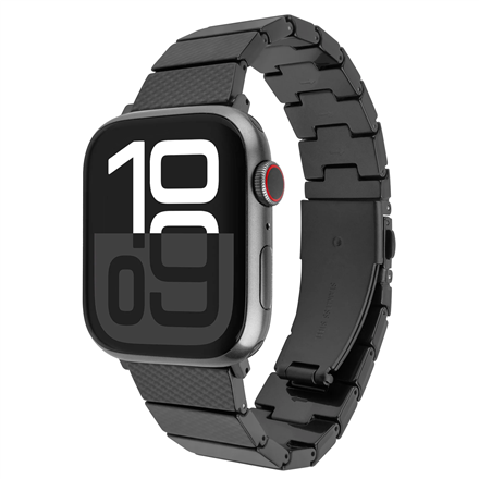 FIXED FIXREST-434-CB – epoksüvaigust kellarihm, 44/45/46/49 mm, Apple Watch, süsimust
