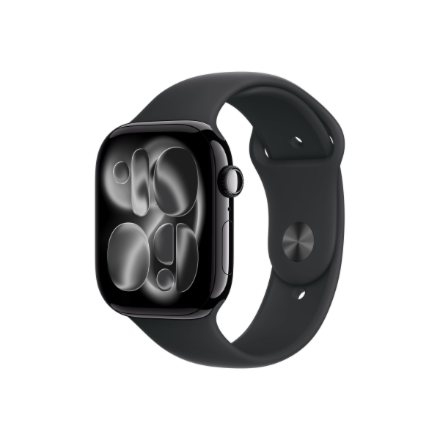 Apple Watch Series 11 MFC24ET/A – GPS + Cellular, 46 mm süsimustast alumiiniumist korpus, must spordirihm, S/M