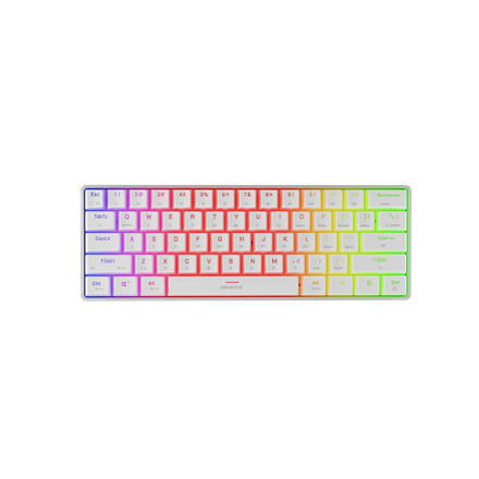Genesis THOR 660 G2 Gaming Keyboard Wireless/Wired US Linear White RGB