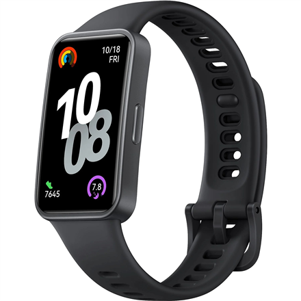 Huawei Band 10 – 1.47-tolline AMOLED aktiivsusmonitor puuteekraani, pulsimonitori, Bluetoothi ja veekindlusega, must