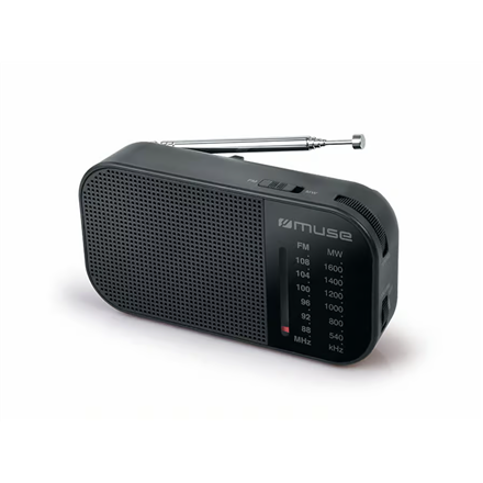 Muse M-025 R kaasaskantav raadio, must