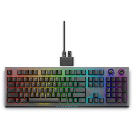 Dell Alienware Tri-Mode AW920K Wireless Gaming Keyboard Wireless Bluetooth RGB LED light Wireless connection US CHERRY MX Red Dark Side of the Moon