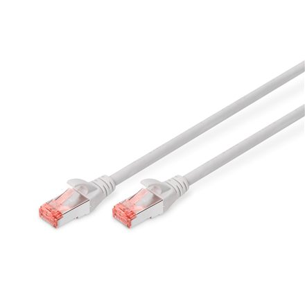 Digitus CAT 6 S/FTP Patch cord Length 1 m Grey