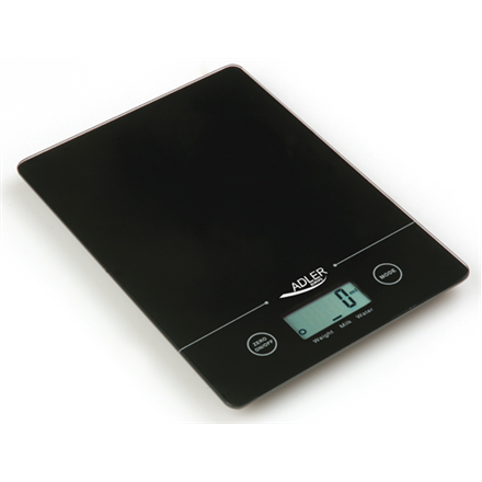 Adler AD 3138 – köögikaal, 5 kg, 1 g, LCD, must