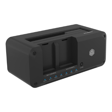 ICY BOX IB-2924MSCL-C31 – SATA ja M.2 HDD- ja SSD-kloonimisjaam