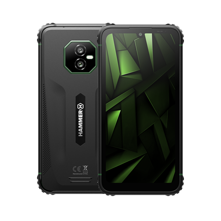 Hammer Ranger Black/Green 6 " IPS 1560 x 720 pixels Mediatek Helio G99 Internal RAM 8 GB 256 GB microSD Dual SIM 3G 4G Main camera resolution 50 MP Android 15 5000 mAh