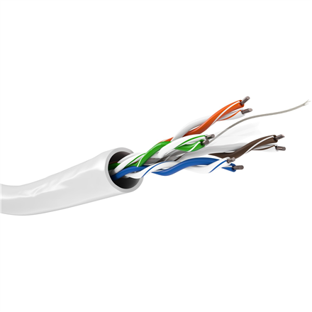 Goobay CAT 6 Võrgukaabel, U/UTP, 305 m 94220 U/UTP valge
